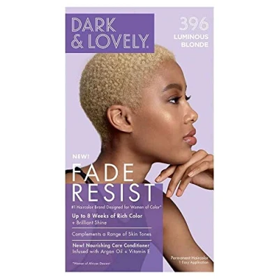Image of SoftSheen Carson Dark and Lovely Reviving Colors Semi Permanent Haircolor, Luminous Blonde 396 kit