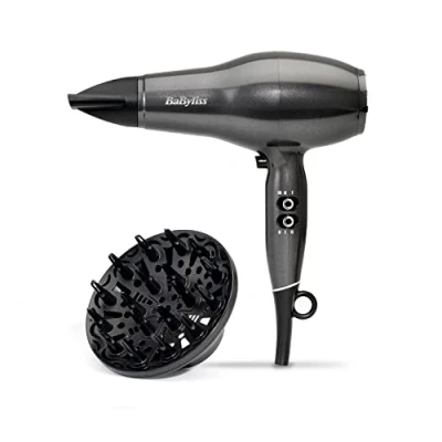 Image of BaByliss Platinum Diamond 2300W Professional AC Motor hairdryer, ultra fast drying, Ionic, Diffuser