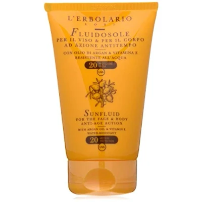 Image of L&#039;Erbolario Sun Fluid for Face and Body with SPF 20