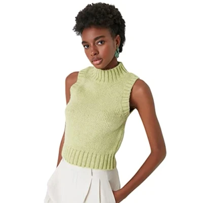 Image of Trendyol Sweater Vest Blue Regular