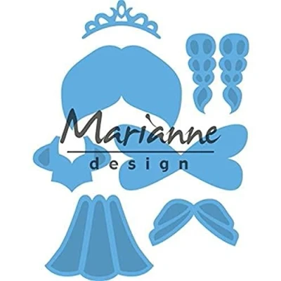 Image of Marianne Design 1 x Creatables Kim&#039;s Buddies Princess Die, Blue, Medium