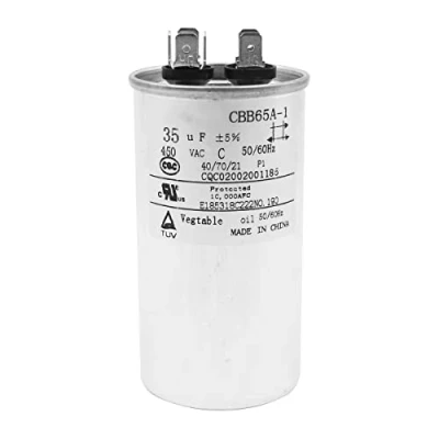 Image of DollaTek 35uF CBB65 Capacitor Motor Running for Air Conditioner 450VAC SH 40/70/21 50/60Hz