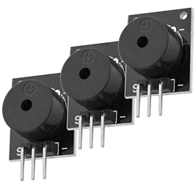 Image of AZDelivery 3 x KY 006 Passive Piezo Buzzer Speaker Alarm Module Breakout Board compatible with Arduino Including E Book!