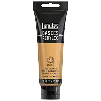Image of Liquitex Basics Acrylic, 118 ml Tube Naples Yellow Hue