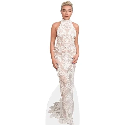 Image of Florence Pugh (White Dress) Life Size Cutout