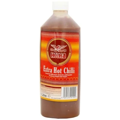 Image of Heera Extra Hot Chilli Sauce (1Ltr)