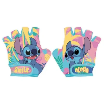Image of Seven Polska Disney Stitch Cycling Gloves Extra Small Fingerless Protective Glove