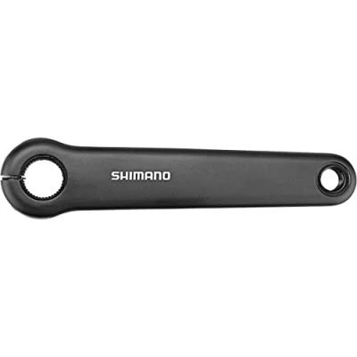 Image of Shimano Spares FC E6100 left hand crank arm unit, 175 mm, black