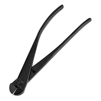 Image of ViaGasaFamido 210mm Bonsai Cutter Professional Branch Grade Manganese Steel Alloy Wire Cutters Round Edge Gardening Tools Black