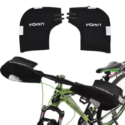 Image of Lixada Bicycle Handlebar Gloves in Neoprene + Waterproof WarmKeeper Unisex, Motorcycle for MTB, MTB Hand Warmer/Hand Covers, Thermal Cover
