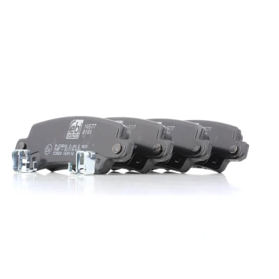 Image of 0446602020, 0446602030, 0446602070, 0446602160, 04466YZZD9 Brake pad set FEBI BILSTEIN 16577 TOYOTA: Corolla IX Hatchback, Verso
