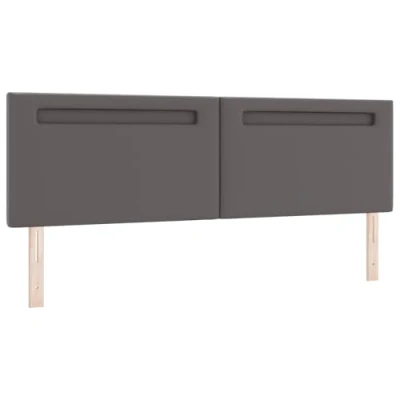 Image of vidaXL Headboard Plain Design Grey 180 cm Faux Leather