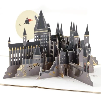 Image of Hallmark Signature Paper Wonder Pop Up Birthday Card (Harry Potter), WHITE