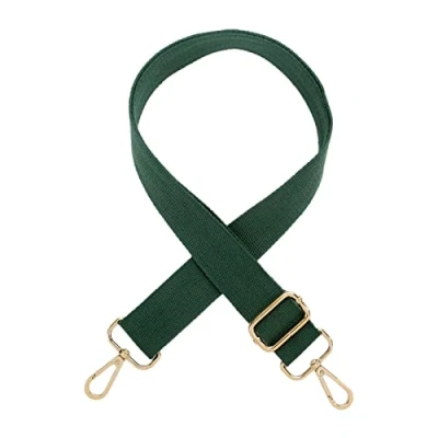 Image of Haveratio 55in Handbag Shoulder Strap Replacement Woven for DIY Purse Crossbody Bag Messenger Adjsutable with Hook Dark green