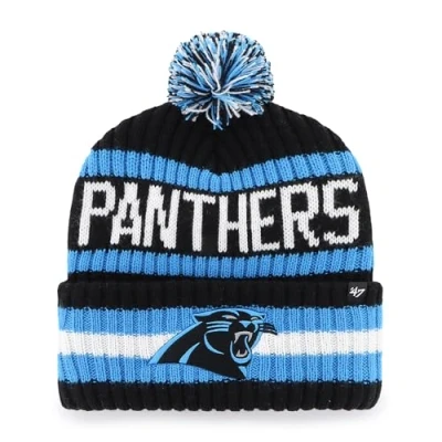 Image of 47 NFL Carolina Panthers Unisex Cuff Knit Bobble Hat, Black