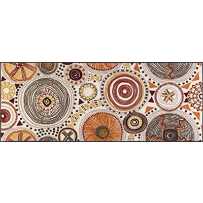 Image of Wash+Dry Boho Style Doormat, 75 x 190 cm, Washable for Indoor and Outdoor Use