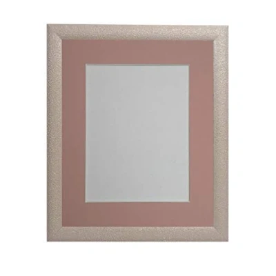 Image of FRAMES BY POST Glitz Picture Photo Frame with Pink Mount 30 x 40 CM Image Size 12 10 Inch Plastic Glass