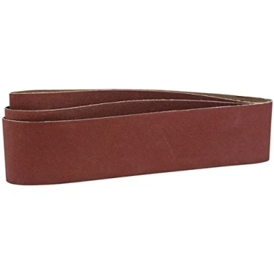 Image of Draper Abrasive Sanding Belts, 100 x 915mm, 120 Grit (Pack of 3)