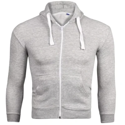 Image of True Face Kids Zipper Hoodie Top Youth Long Sleeve Casual Hoody Girls Boys Unisex Zip Up Sweatshirt (Grey White Cord,7 8 Years)