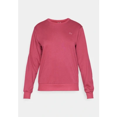 Image of ONLY Play Onpfont Sweatshirt, Women&#039;s, Size: Large, Beaujolais/pink a boo