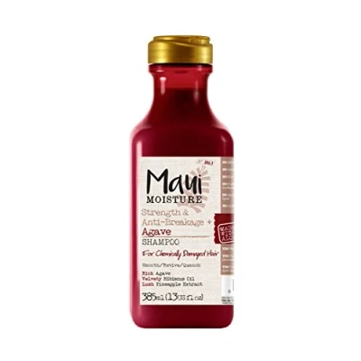 Image of Maui Moisture Vegan Agave Aloe Vera Shampoo for Damaged Hair and Chemically Treated 385 ml