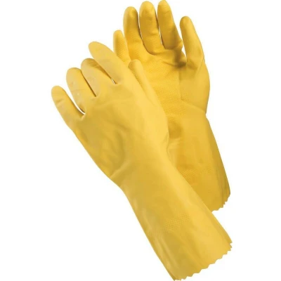 Image of Ejendals Tegera 8150 Yellow Latex Gloves Size 9