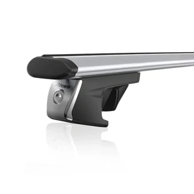 Image of Atera 048237 Car roof rack Signo RT Railing carrier with aero profile for cars free standing rails steel 137 cm