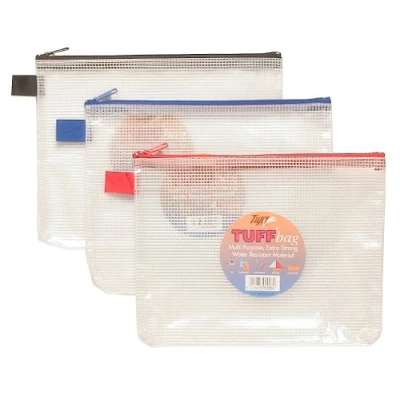 Image of 12 x A5 Tuff Bags Heavy Duty Strong Waterproof Storage Zip Wallet Cases