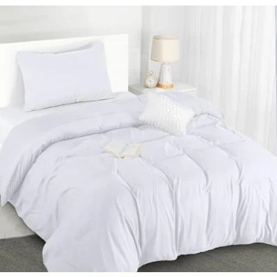 Image of Utopia Bedding Single Duvet Cover Set Pack of 10 Soft Microfibre Polyester Quilt Set, with Pillow case (White)