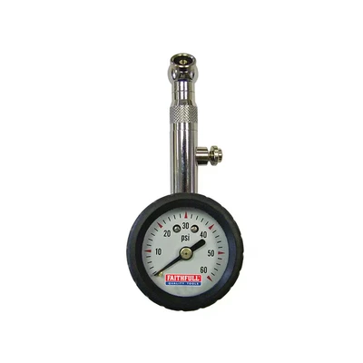 Image of Faithfull FAIAUPGAUGE Tyre Pressure Dial Gauge