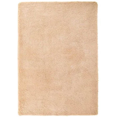 Image of vidaXL Shaggy Rug High Pile NAVARRA Beige 240x340 cm Polyester