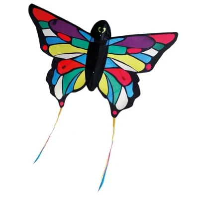 Image of BROOKITE from Peterkin Tropical Butterfly Kite Multicolour 80cm x 107cm Polyester Ripstop with 1 handle Kites Outdoor Toys Sport &amp; Leisure Ages 3+