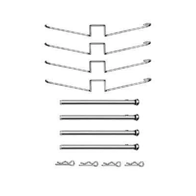 Image of 7701155000 Accessory Kit, disc brake pads TRW PFK358 JAGUAR: XJ Coupe, RENAULT: MASTER 1 Bus