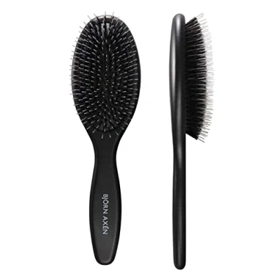 Image of Gentle Detangling Brush Boar and Nylon Bristles Normal Thick Hair by Bjorn Axen for Unisex 1 Pc