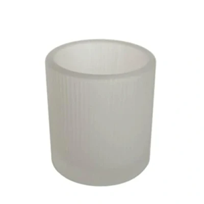 Image of Prices Ribbed Frosted Glass Tealight Holder