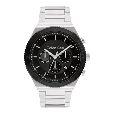 Image of Calvin Klein Chronograph watch silber schwarz silber, Men&#039;s, Size: One Size,