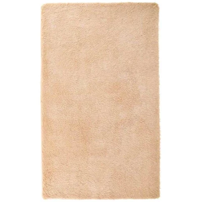 Image of vidaXL Shaggy Rug High Pile NAVARRA Beige 60x100 cm Polyester
