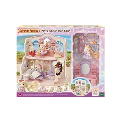 Image of Sylvanian Families Pony&#039;S Stylish Hair Salon