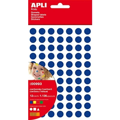 Image of Apli 840071 Small Geometric Shape Sticker (Pack of 12)