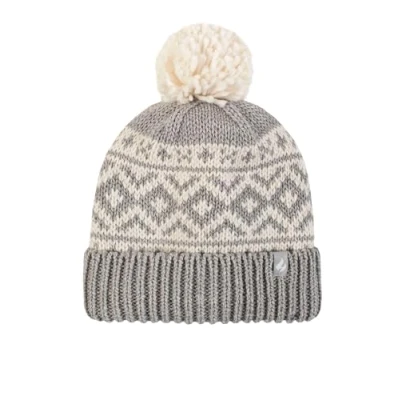 Image of Women&#039;s 1 Pack SOCKSHOP Heat Holders Billingen Turn Over Cuff Hat Light Grey One Size