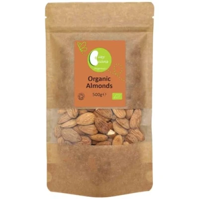 Image of Organic Almonds Certified by Busy Beans (500g)
