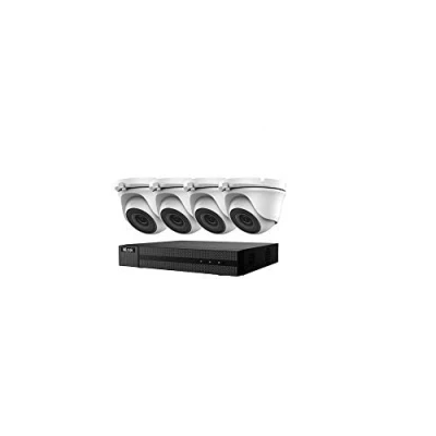 Image of Hikvision CCTV HD 4K 5MP Night Vision Outdoor DVR Home Security System Kit (White) (4 TB (4000GB)