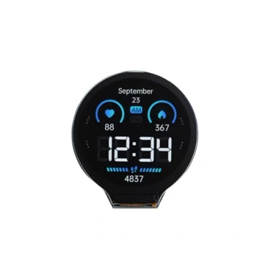 Image of Waveshare ESP32 S3 Development Board with 1.28inch Round LCD Display,32 bit LX7 Dual core Processor,Support 2.4 GHz Wi Fi and Bluetooth 5(LE),Embedded GC9A01 Driver Chip