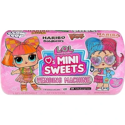 Image of LOL Surprise Loves Mini Sweets Series 3 Vending Machine with 8 Surprises, Accessories, Packaging, Limited Edition Doll, Candy Theme, Collectible Doll Great Gift for Girls Age 4+
