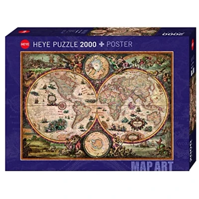 Image of Heye Vintage World Puzzles (2000 Piece), 68 x 98 0.3 centimetres