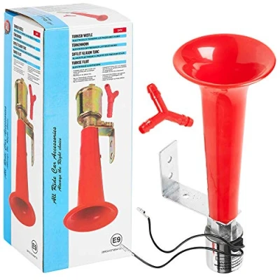 Image of 24V Super Loud Single Air Horn Compressor Truck Lorry Boat Train Trumpet Sound