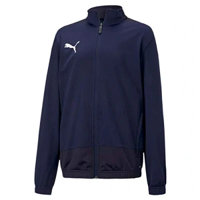 Image of PUMA Team Goal 23 Training Jacket Jr Track Peacoat New Navy, 140