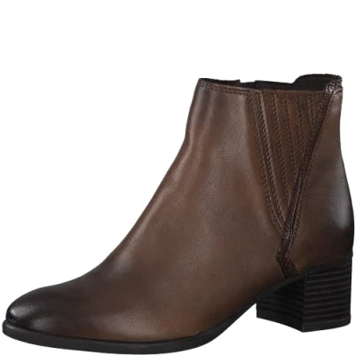 Image of Marco Tozzi 2 25306 27 Women&#039;s Ankle Boots, Cognac Ant Com, 6.5 UK