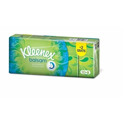 Image of Kleenex Balsam Tissues Pack of 10 (8+2) 3
