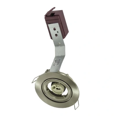 Image of Ansell GU10 Downlight Satin Chrome Adjustable